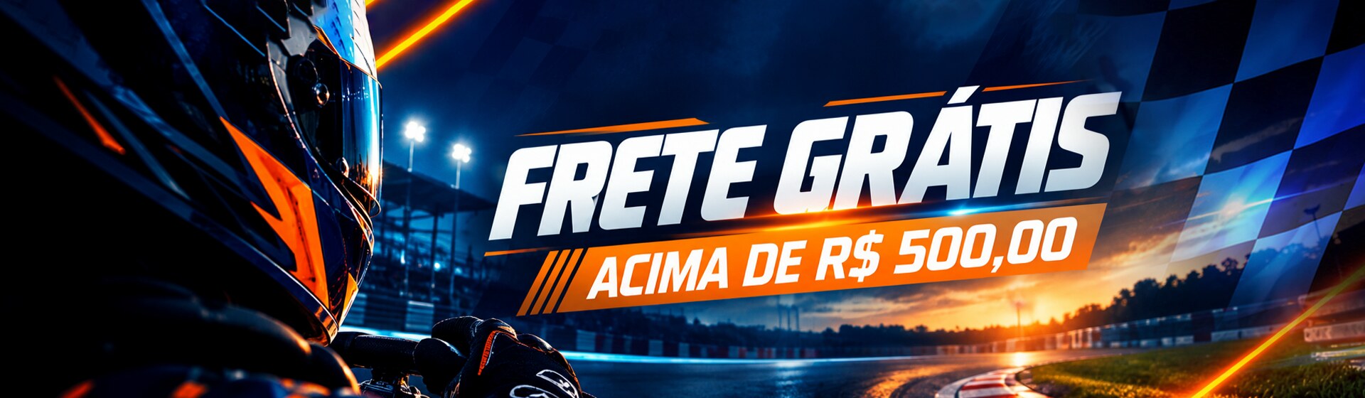 Frete grátis acima de R$ 500,00
