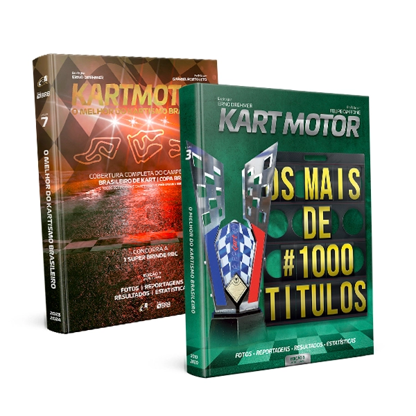 Combo Anuário Kart Motor 3ª + 7ª Edição